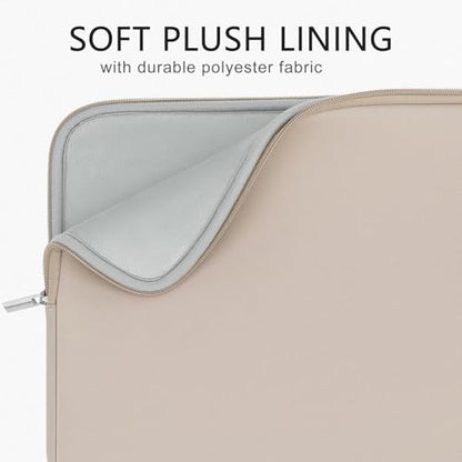 RAINYEAR 13 inch Laptop Sleeve Case for 13 inch MacBook Pro/Air/Neo, Khaki | Protective Soft Padded Cover Compatible with 13 Inch MacBook Neo A18 A3404 13.3 Inch MacBook Air/Pro M1 M2 M3 M4 M5 A3449 - color: Khaki, size: 13 Inch