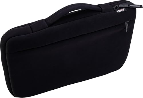 Case-it 6 Pack Neoprene Padded Laptop Sleeve | Holds Up to 13 Inch Laptop/Tablet | Easy Handle to Carry | External Zipper Pocket | Laptop Protector | LAP-514-NEO-C Black - color: LAP-514-NEO-BLACK, size: 6 Pack