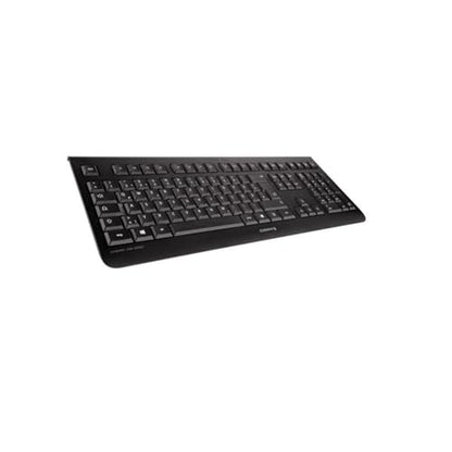 Cherry DW 3000 - Wireless Keyboard+Mouse Combo - 4 Additional Keys - US Layout - QWERTY Keyboard - GS Approval - Black