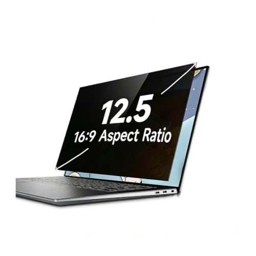 Removable Laptop Privacy Screen Anti Glare Blue Light Screen Protector 16:9 Aspect Removable Anti Glare Blue Light Filter Protector Fully Removable(12.5inch/27.7x15.7 cm) - size: 12.5inch/27.7x15.7 cm