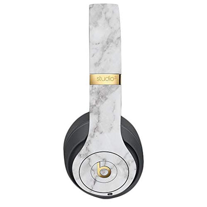 MightySkins Skin Compatible with Beats Studio 3 Wireless - Frost Marble | Protective, Durable, and Unique Vinyl Decal wrap Cover | Easy to Apply, Remove, and Change Styles | Made in The USA - color: Frost Marble