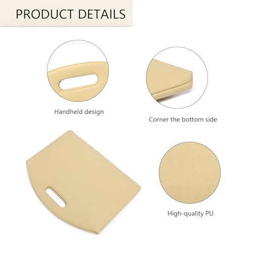 Official Document Computer Bag Stylishly Sleek with Multiple Compartments and Easy to Carry Design - color: Almond Yellow/Pu