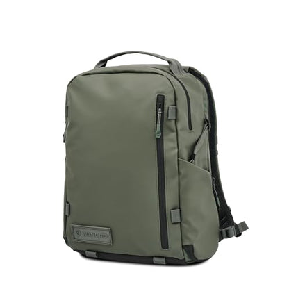 WANDRD PRVKE Zip 21L V4 Photography Bundle – Weatherproof Travel Camera Backpack with Essential Camera Cube and Laptop Sleeve - color: Wasatch Green, size: 21L (Photography Bundle), style: Zip