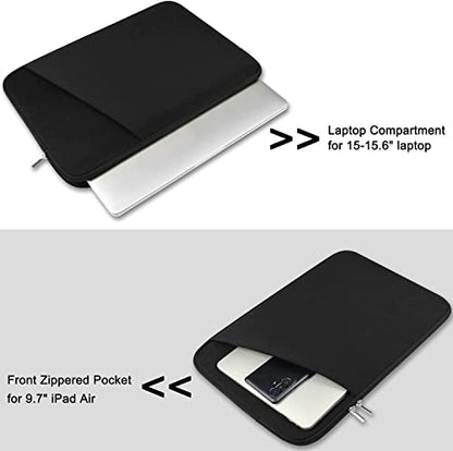 Laptop Sleeve Case 13 Inch, Upgrade 14 inch Laptop Cover for Apple MacBook Pro 2022, Durable Notebook Cover Shockproof Protective Bag Compatible with MacBook Air/Pro Retina 13.3 Inch, Black - color: Black, size: 13.3 inch
