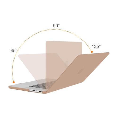 MOSISO Compatible with MacBook Pro 16 inch Case M5 M4 M3 M2 M1 2026-2021 | A3429 A3428 A3403 A3186 A2991 A2780 A2485, Protective Hard Shell Case&Keyboard Cover&Screen Film&Pouch, Bronze Brown - color: Bronze Brown