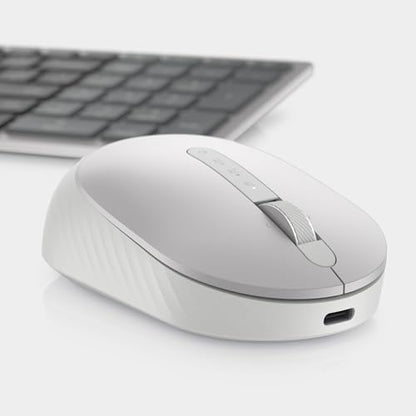 Dell Premier Wireless Mouse MS7421W, Rechargeable, Bluetooth | 2.4GHz, USB-C Charging, 3 Year Advanced Exchange, 7 Buttons, Platinum Silver - color: Platinum Silver