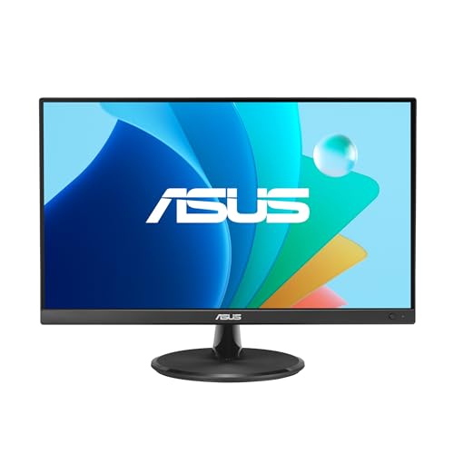 ASUS VP229Q 21.5” Monitor, 1080P Full HD, 75Hz, IPS, FreeSync/Adaptive-Sync, Eye Care, HDMI DisplayPort VGA, Frameless, VESA Wall Mountable Black - style: 22" DP