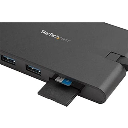 StarTech 9-in-1 USB-C Mini Dock, 4K HDMI or VGA, 100W PD, SD MicroSD, USB | Windows, macOS, ChromeOS, iPadOS, Android, MicroSD, 3-port USB 3.0 hub, BC 1.2 fast-charge, 85W charging
