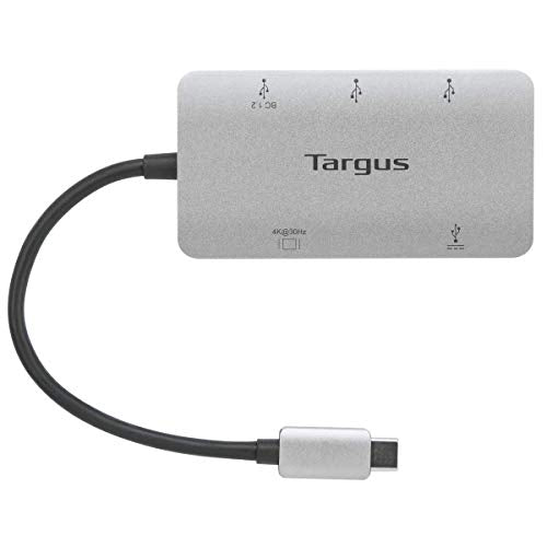 Targus USB C MP SV HDMI Adaptr Silver - style: USB-C Multi-Port Single Video 4K HDMI Adapter