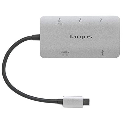 Targus USB C MP SV HDMI Adaptr Silver - style: USB-C Multi-Port Single Video 4K HDMI Adapter