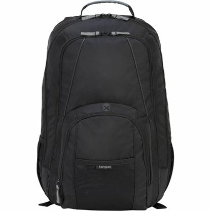Targus Groove Laptop Backpack for Laptops up to 17-inches, Water Resistant Travel Backpack for Men and Women, Black (CVR617) - size: 17 Inch, style: Groove
