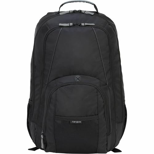 Targus Groove Laptop Backpack for Laptops up to 17-inches, Water Resistant Travel Backpack for Men and Women, Black (CVR617) - size: 17 Inch, style: Groove