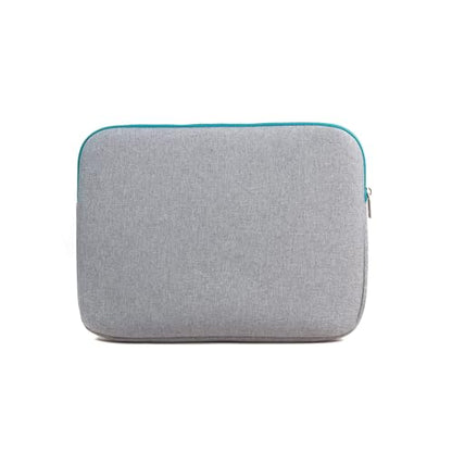 Speck Transfer Pro-Pocket Universal 15-16 Inch Laptop Sleeve with Front Pocket - Durable Protective Case for Laptops and Tablets - Compatible with MacBook Computers - Sweater Grey/Biscay Teal - color: Sweater Grey/Biscay Teal