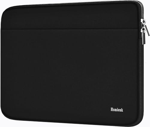 Laptop Case Sleeve 15.6 inch, Shockproof Protective Notebook Case with Accessory Pocket, Briefcase Carrying Laptop Cover for 15.6" HP, ASUS, Dell, Lenovo, Acer, Black - color: Black, size: 15.6 inch