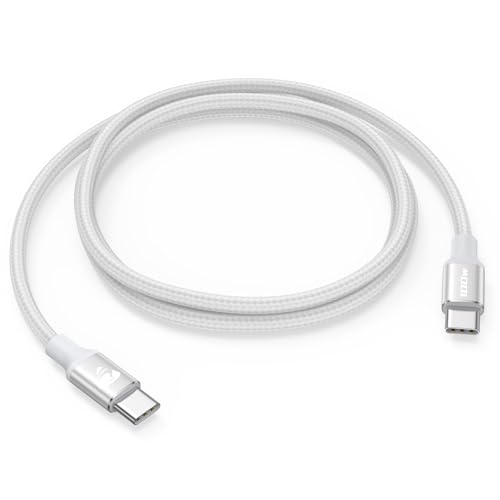 Aioneus 100W USB C to USB C Cable 6ft USBC to USBC Fast Charging Cable Braided USB Type C Charger Cable for iPhone 16 15 Pro Plus Pro Max, MacBook, iPad Pro/Air/Mini