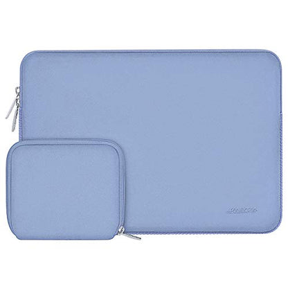 MOSISO Laptop Case 13 inch, 13 inch Laptop Sleeve with Small Case | Compatible with MacBook Neo / Air M5 M4 M3 M2 M1 2026-2018 / Pro M2 M1 2026-2016, Neoprene Computer Sleeve Bag, Serenity Blue - color: Serenity Blue, size: 13 inch