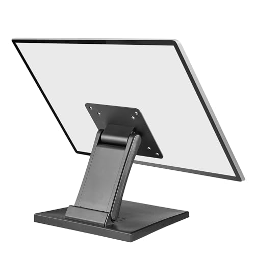 WEARSON Adjustable LCD TV Stand Folding Metal Monitor Desk Stand with VESA Hole 75x75mm&100x100mm (WS-03A2)