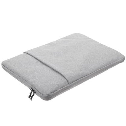 Waterproof 14-inch Laptop Bag Sleeve Gray Shockproof Sturdy Travel Carrying Case for Men and Women