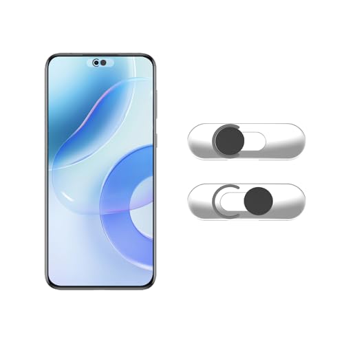 Front Camera Cover Compatible for Smartphones,Webcam Cover Compatible for Pixel/Galaxy/iPad,Protect Privacy and Security,Camera Slide Protection,2 Pack-Black - color: Black
