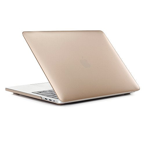 Se7enline for MacBook Pro 13 inch Case M2/M1 2026-2020 A2338,Gold | Hard Shell Laptop Case Washable Keyboard Cover Skin Anti-Scratch Anti-Drop Heat Dissipation Full Port Access Slim Lightweight - color: Gold