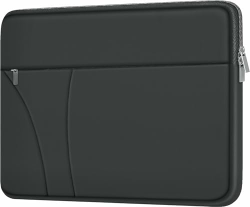 14 inch Laptop Case, Traveling Laptop Sleeve with Zippered Pocket, Shockproof Protective Carrying Briefcase Computer Bag for 14" MacBook Air/Pro, HP, Dell, Lenovo, Acer, Grey - color: Grey, size: 14 inch