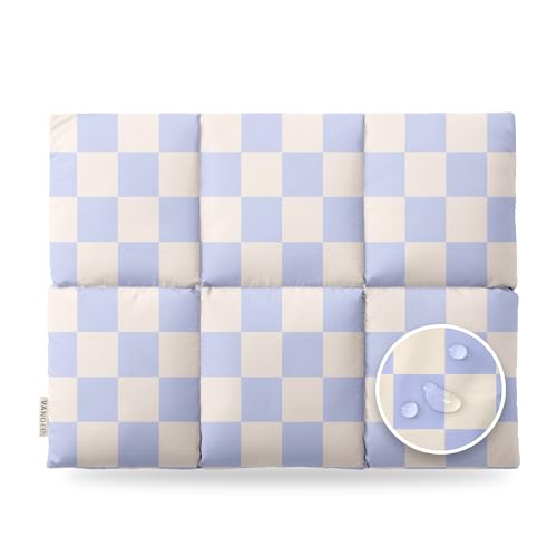 Vandel Puffy Laptop Sleeve 13 inch - 14 inch Waterproof Laptop Sleeve Case | Compatible with 13 inch MacBook Air/Pro 13 / MacBook Pro 14, iPad Pro 12.9, 13.3 in HP Dell, Air Case, Computer Bag Cover - color: s. Grid Blue Checker