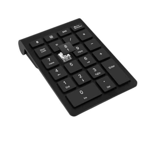 Wireless Numeric Keypad 22 Key External Number Pad Compatible with Laptop Tablet Computer