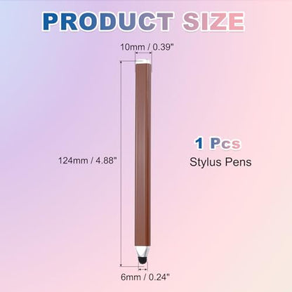 PATIKIL Stylus Pens for Touch Screen, High Sensitivity Universal Pen Capacitive Digital Pens Touchscreen Stylus for Phone Tablets Laptop Touch Screen Devices, Brown - color: Brown