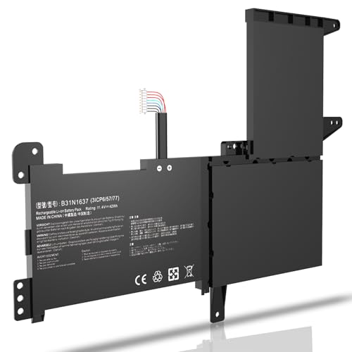 B31N1637 C31N1637 Laptop Battery Replacement for ASUS Vivo Book 15 X510 X510UAR X510UA X510UF X510UQ S15 S510UA S510UF S510UN S510UR S510U 42Wh 11.4V - color: B31N1637