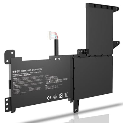 B31N1637 C31N1637 Laptop Battery Replacement for ASUS Vivo Book 15 X510 X510UAR X510UA X510UF X510UQ S15 S510UA S510UF S510UN S510UR S510U 42Wh 11.4V - color: B31N1637