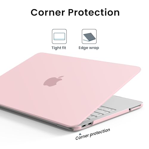 AKIT for MacBook Neo 13 Inch Case 2026 Model A3404, Baby Pink | Anti-Scratch Protective Matte Hard Shell, 2 Keyboard Covers, Screen Protector - color: Baby Pink