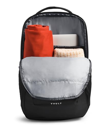 The North Face Vault Everyday Laptop Backpack, TNF Black-NPF, One Size | Commuter Travel Bag, Water-Repellent Finish, Spacious Compartment - color: Tnf Black-npf