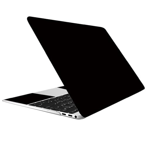 CREATCABIN Black Laptop Skin Decal Universal Reusable Vinyl Laptop Cover Sticker Waterproof PC Art Personalized Protector Scratchproof Laptop Skin for 12.1 13 13.3 .6 14 15 15.3 16 Inch Laptops - style: Black