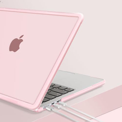MOSISO Compatible with MacBook Air 13 inch Case M5 M4 M3 M2, Pink | 4 in 1 Kit Anti-Crack Hard Shell with Kickstand for MacBook Air 13.6 inch Case 2026-2022 A3449 A3240 A3113 A2681 - color: Pink