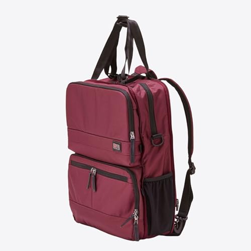 Trilogy Modular System I Modular 4-wheel spinner carry-on, with two zip-off bags! All 3 are Expandable! You get 3 bags in 1! Mix and match; take apart to fit crowded airplane spaces (Zinfandel) - color: Red