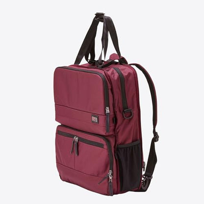 Trilogy Modular System I Modular 4-wheel spinner carry-on, with two zip-off bags! All 3 are Expandable! You get 3 bags in 1! Mix and match; take apart to fit crowded airplane spaces (Zinfandel) - color: Red