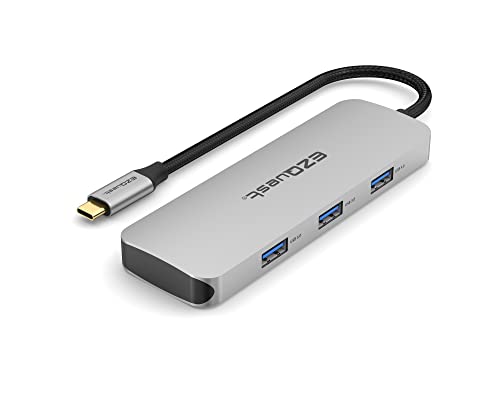 USB C Hub Docking Station 7 in 1 with 3 Gen 2 10Gbs Ports, 3 USB A 3.0 Ports, 1 USB C Power Delivery 3.0 with 5Gbs Data, Compatible with MacBook/Dell/HP/Lenovo Laptops - style: 7-in-1