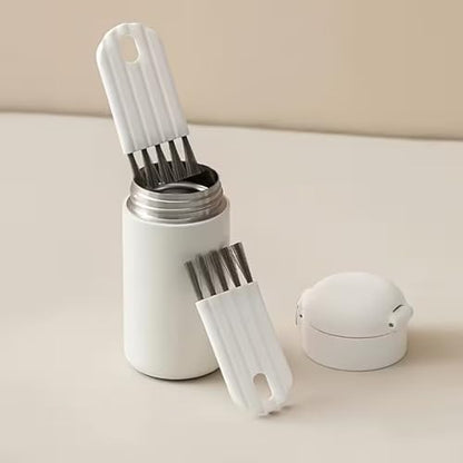 Bendable Keyboard Cleaning Brush, Soft-Bristle Crevice Cleaner | Flexible soft-bristle brush reaches keyboard gaps, cup-lid slots and narrow grooves for gentle everyday cleaning.