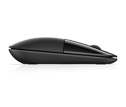 HP Z3700 G2 Wireless Mouse - Onyx Black, Sleek Portable Design fits Comfortably Anywhere, 2.4GHz Wireless Receiver, Blue Optical, for Wins PC, Laptop, Notebook, Mac, Chromebook (681R7AA#ABL) - color: Onyx Black