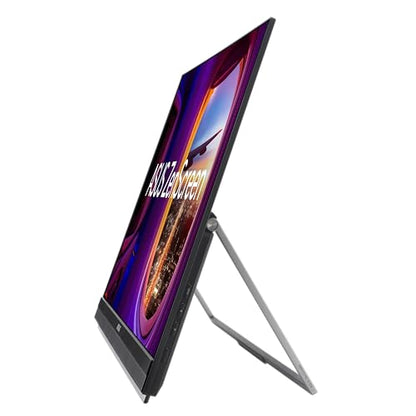ASUS ZenScreen MB27ACF 27 Inch 1440p 100Hz USB-C Portable Monitor | USB-C PD 70W, C-clamp Arm, Speakers, Partition Hook, Kickstand, IPS, Subwoofer, Carrying Handle ,Display for MacBook and PC - style: ERROR:#N/A