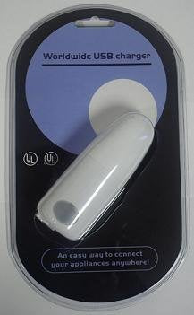 Worldwide USB Charger for CAR OR Wall Outlet - USB Outlet. WORKABLE with AC OR DC Power. Ideal for LAPTOPS, Cellular Phones,Games and iPods ETC. 100V-240V Worldwide USE.