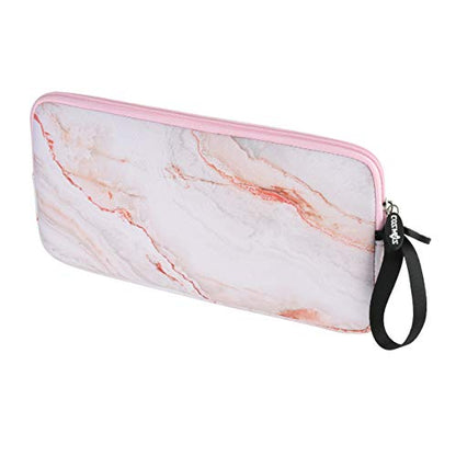 Neoprene Carrying Keyboard Sleeve Case Bag Protection Pouch Compatible with Magic Keyboard 1 & 2, Wireless Keyboard, Magic Mouse, Magic Trackpad and Wireless Trackpad (Pink Marble Pattern) - color: Pink Marble Pattern