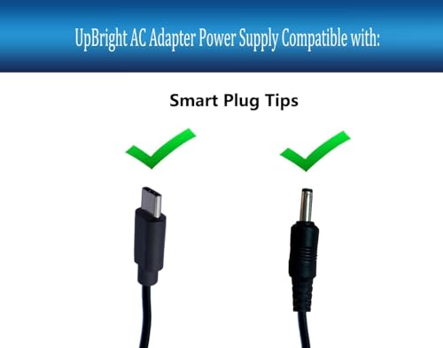 UpBright Car 12V DC Adapter Compatible with Bullseye Pro Max Digital Tire Inflator Pressure Gauge Air Rechargeable Li-ion 1745-BAT 11.1VDC 1500mAh 11.1V 2000mAh Power Supply Cord Cable Battery Charger