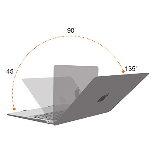 MOSISO Compatible with MacBook Air 13 inch Case M1 2021 2020 2019 2018 | A2337 A2179 A1932, Protective Hard Shell&Keyboard Cover&Screen Film&Pouch for MacBook Air 13.3 inch Case, Gray - color: Gray