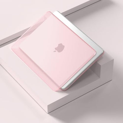 AKIT for MacBook Neo 13 inch Case 2026 (A18 Pro, A3404), Blush Clear | Bare-Metal Feel Hard Shell, 2 Keyboard Covers & Screen Protector, Anti-Scratch & Fingerprint Free, Precise Fit Official - color: Blush Clear