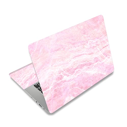 Laptop Notebook Skin Sticker Cover Decal Fits 12 13 13.3 14 15 15.4 15.6 inch Laptop Protector Notebook PC ，Protector Cover for Toshiba Hp Samsung Dell Apple Acer Leonovo Sony Asus Notebook - color: Pink Marble