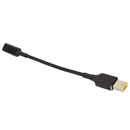 USB C to Slim Tip Charging Adapter 100W Aluminium Alloy DC Laptop Charging Cord for Yoga T Series, Z Series