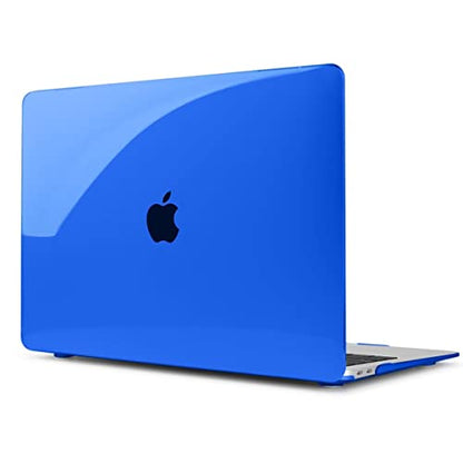 CISSOOK Blue Color Case for MacBook Air 13 Inch 2021 2020 2019 2018 Release A2337 M1 A2179 A1932 Model, Hard Shell Case with Keyboard Cover for MacBook Air 13" with Retina Display Touch ID -Clear Blue - color: Air13inch-Clear Blue