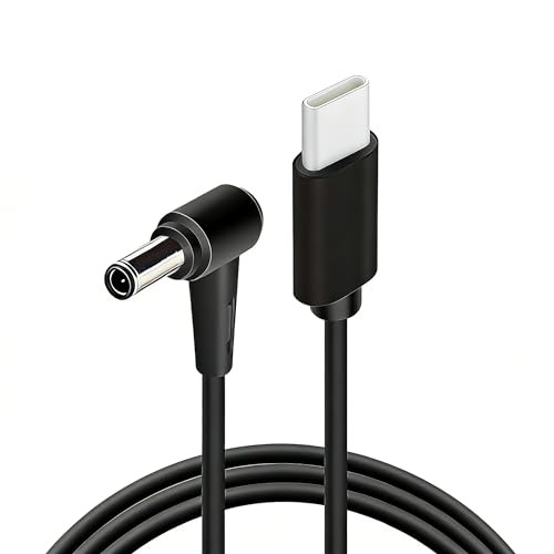 100W PD Power Charger Tip USB C to Slim Laptop Charging Cable Adapter Converter for Dell Laptop 18-20V (Dedicated for Dell (for 45W/65W/90W Power), 4.5 * 0.6mm Small Head) - size: 4.5*0.6mm small head