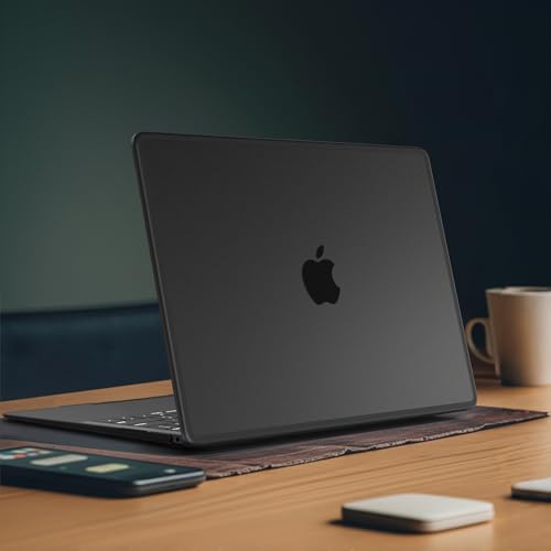 B BELK for MacBook Air 13 inch Case 2021 2020-2018 M1 A2337 A2179 A1932 | Matte Plastic Laptop Hard Shell for MacBook Air 13.3 inch Case Touch ID with Keyboard Cover & Screen Protector, Frost Black - color: Frost Black
